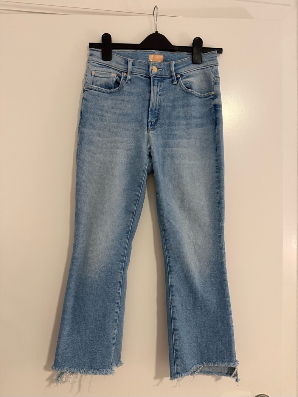 MOTHER Lil’ Insider Crop Step Fray